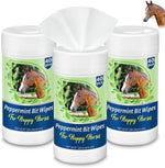 Threlaco authentic imported horse gear maintenance wipes container setup