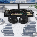 Attack Shark G300 wireless headphones in black lifestyle view
