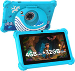 Aheadthink 7 inch kids tablet front view with blue case