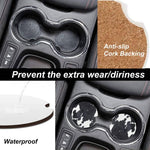 Txocouk car cup holder coasters cork backing