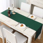 DUALIFE dark green table runner front view