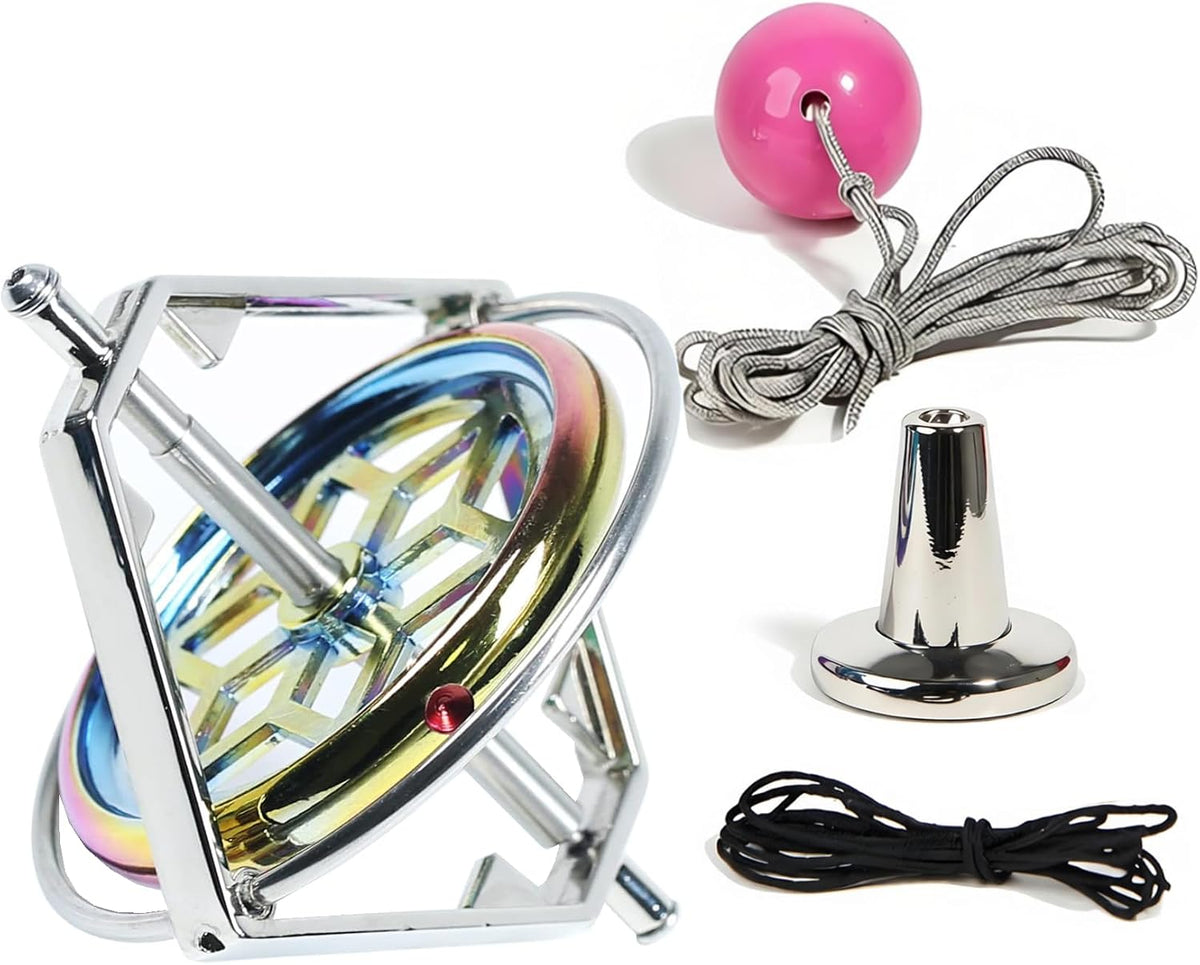 Joytech Precision Gyroscope Kill Time Metal Anti-Gravity Spinner Balance Toy Colorful JA05 - Image 11