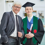 Daboyozhzh unisex graduation shawl draped over academic gown