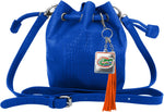 Little Earth Productions NCAA Charming Mini Bucket Bag interior lining view