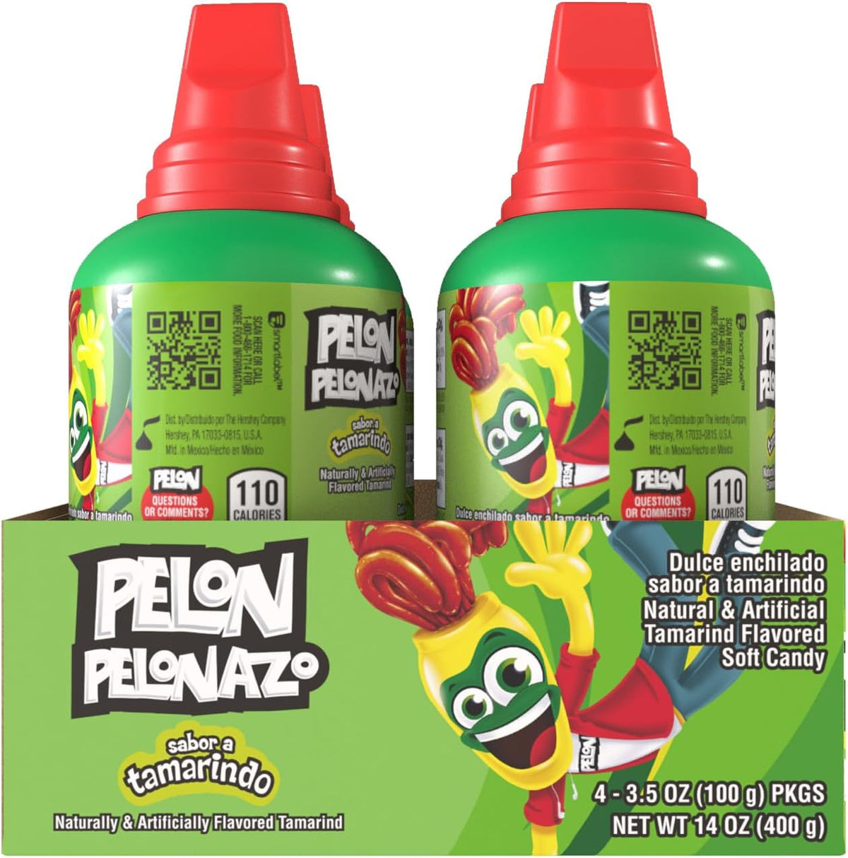 Pelon Pelonazo Mexican Tamarind Candy, 3.5 oz, 4 Count (Pack of 1) - Image 3