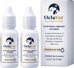 Premium OcluVet eye care solution for pet lens clarity and protein repair