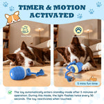 Blue automatic rolling ball toy for large dogs