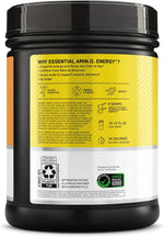 Optimum Nutrition Citrus Spritz sixty five servings container displayed alongside fitness training gear.