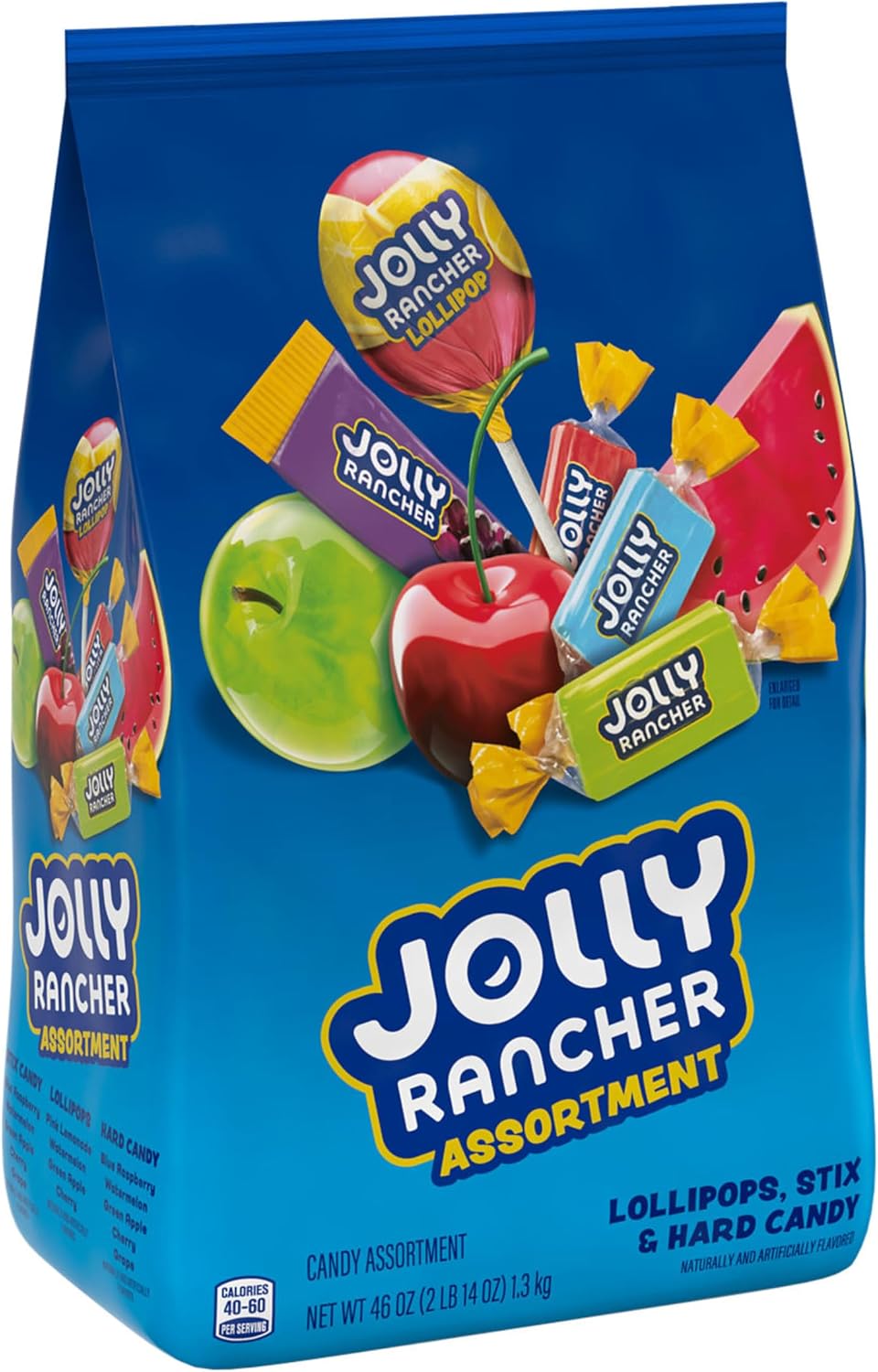 Assortment of colorful Jolly Rancher wrapped fruit candies