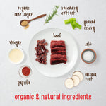 Glycerin free and grain free soft beef dog treats for training reward