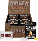 Ginger Delights Four Flavor Variety Pack | Genuine Ground Ginger Root, Natural Flavors | Kosher Certified, Vegan, Gluten Free | Aspartame & Xylitol Free | 30 Count Tin (Pack of 12) - Image 10