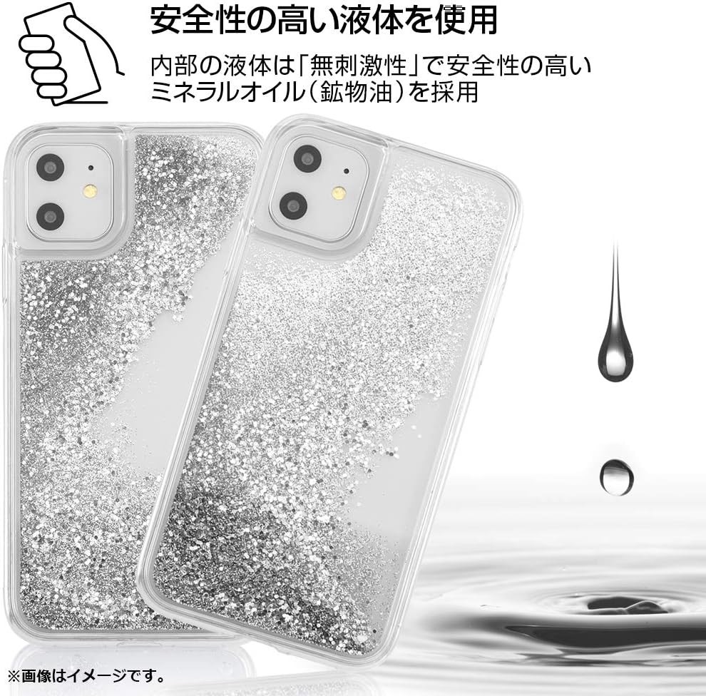Ingrem Moomin glitter phone case camera cutout detail