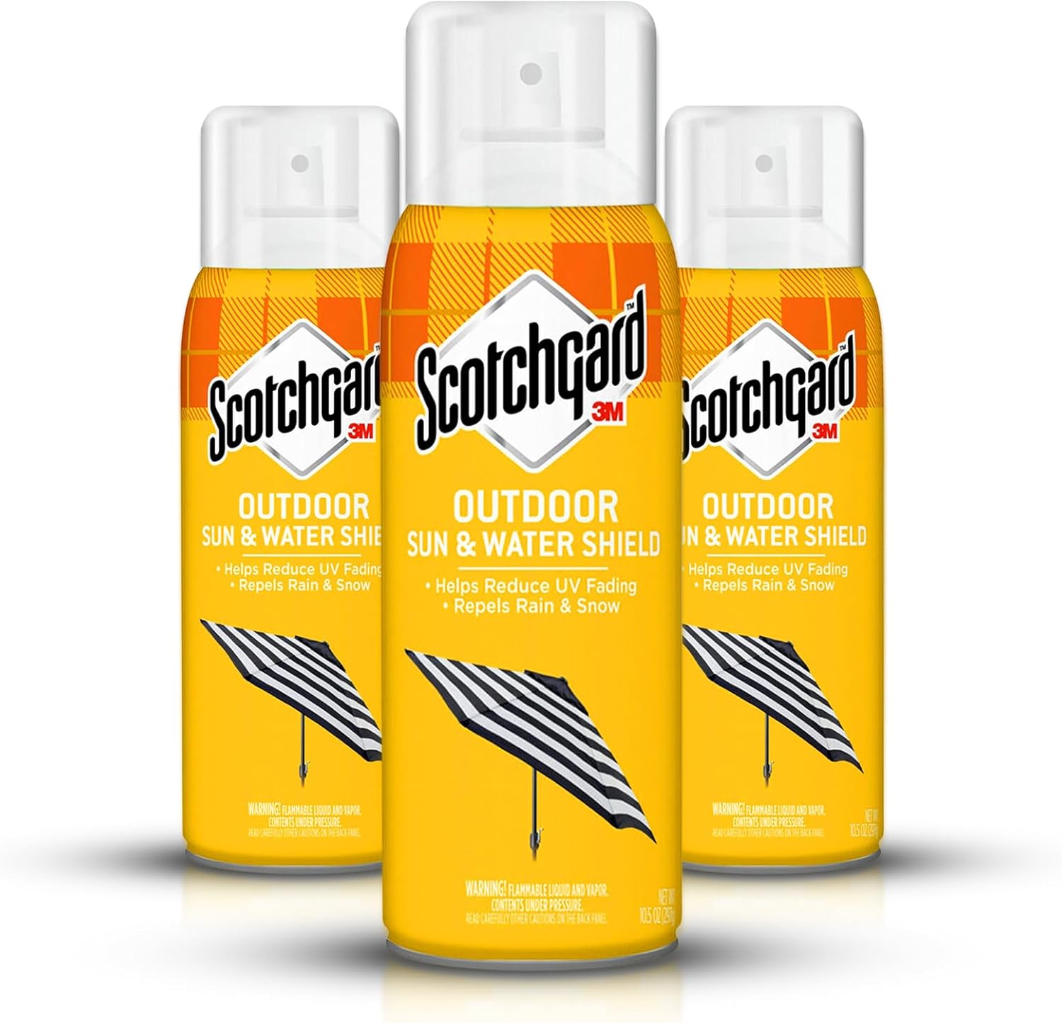 Scotchgard Water and Sun Shield outdoor fabric protector spray front view