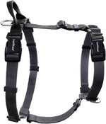 Non Restrictive No Pull Dog Harness, Neck Buckle Desgin, Lightweight Easy Walk Freedom Harness, Six Points Adjustment, Small Dogs Chest(17-23inches) Red/Black - Image 12
