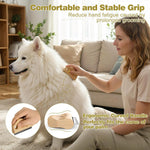 Compact four point three inch premium pet grooming blade for long and short fur.