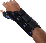 Sammons Preston thumb spica wrist brace left hand front view