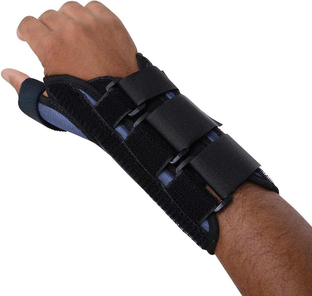 Sammons Preston thumb spica wrist brace left hand front view