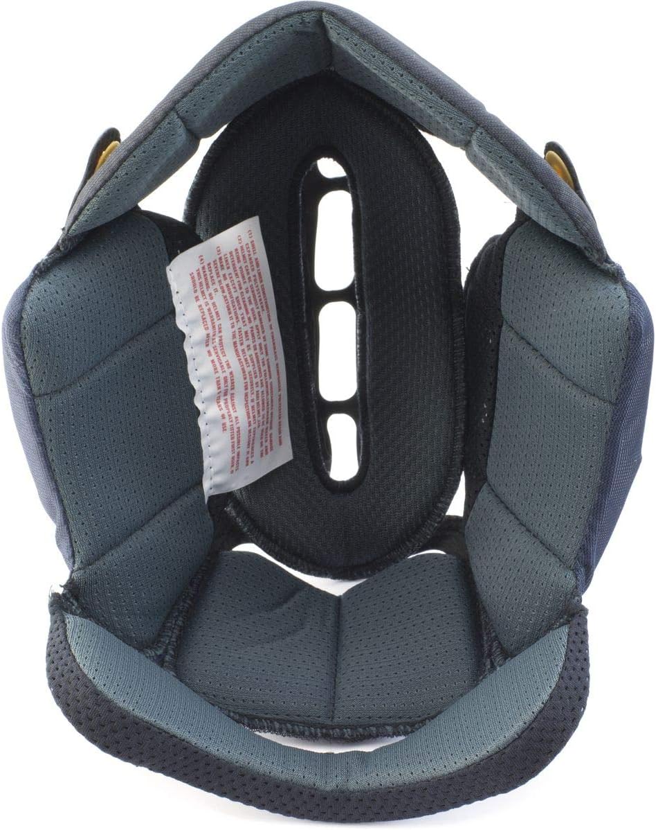 Arai Helmet Replacement Interior Pads Comfort Liner front view showing grey ventilated fabric construction.
