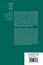 Back cover and publication details of Cambridge University Press philosophy text