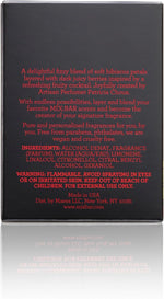 Mix:Bar Sparkling Hibiscus perfume box packaging layout