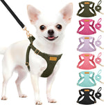 SlowTon No Pull Dog Harness with Leash - Soft Lightweight Floral Pattern Puppy Harness, Adjustable Pet Harness for Small Medium Dogs (Pink Daisy XXS) - Image 11