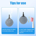 Aquaneat heavy duty pond air stone kit for winter freeze prevention packaging view
