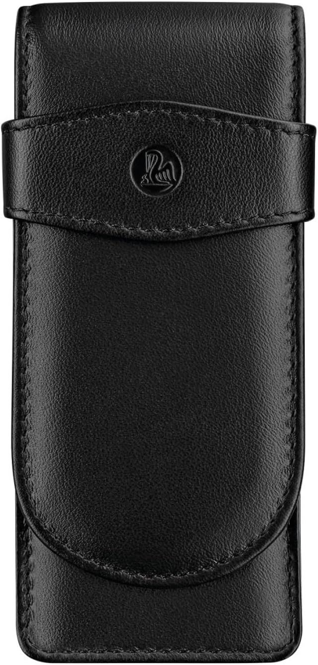 Pelikan 1-Pen Leather Pouch holding a fountain pen