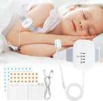 LINGSFIRE Bed Wetting Alarm front view of white wearable device for kids.