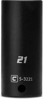 Capri Tools deep impact socket front view