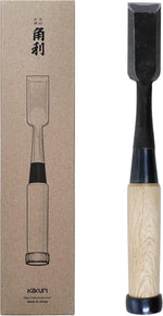 KAKURI Japanese Mortise Chisel for Woodworking 3/8" (9mm), Made in JAPAN, Professional Wood Chisel Oire Nomi (Hand Forged), Japanese White Steel No.2 Blade, White Oak Wood Handle - Image 10