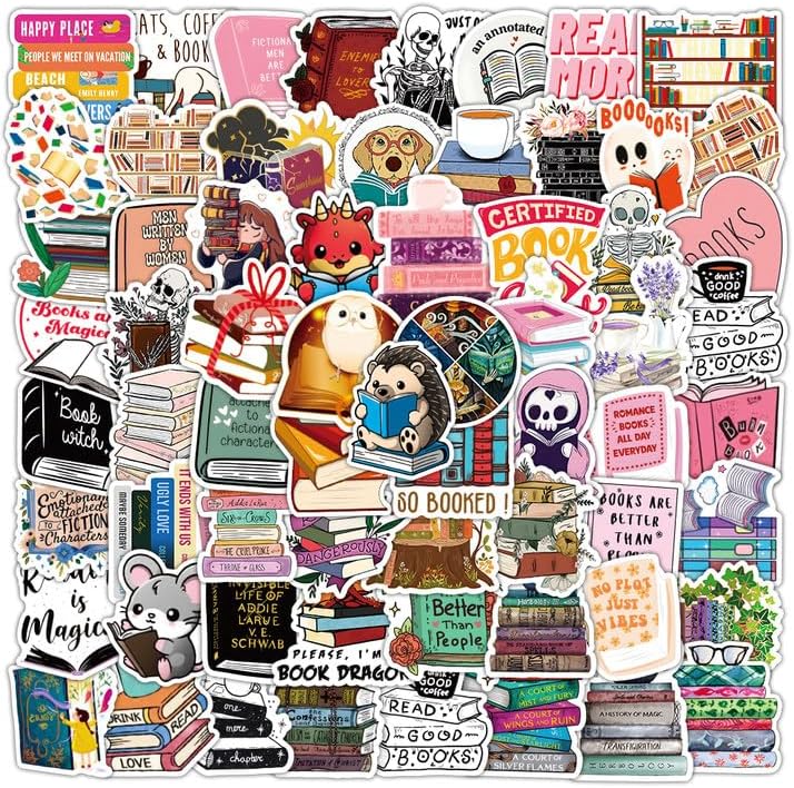 XYZONE 157 piece multicolor book stickers pack front view