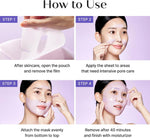Rejuran pore care mask 5 count pack arrangement