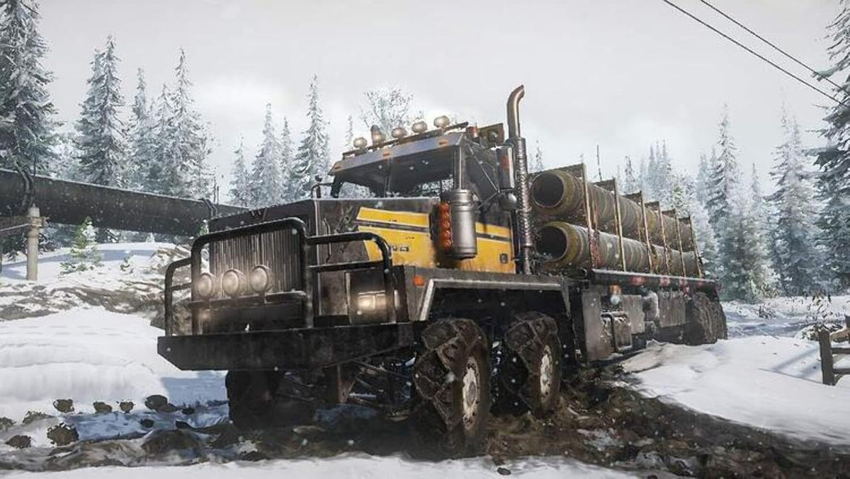 Maximum Games Snowrunner Nintendo Switch truck customization menu
