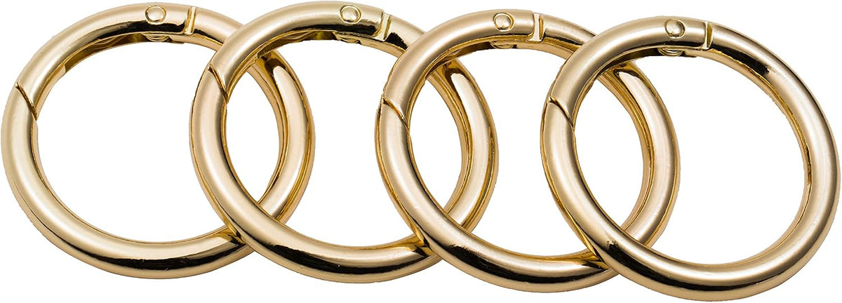 Bobeey light gold spring O ring front view hardware