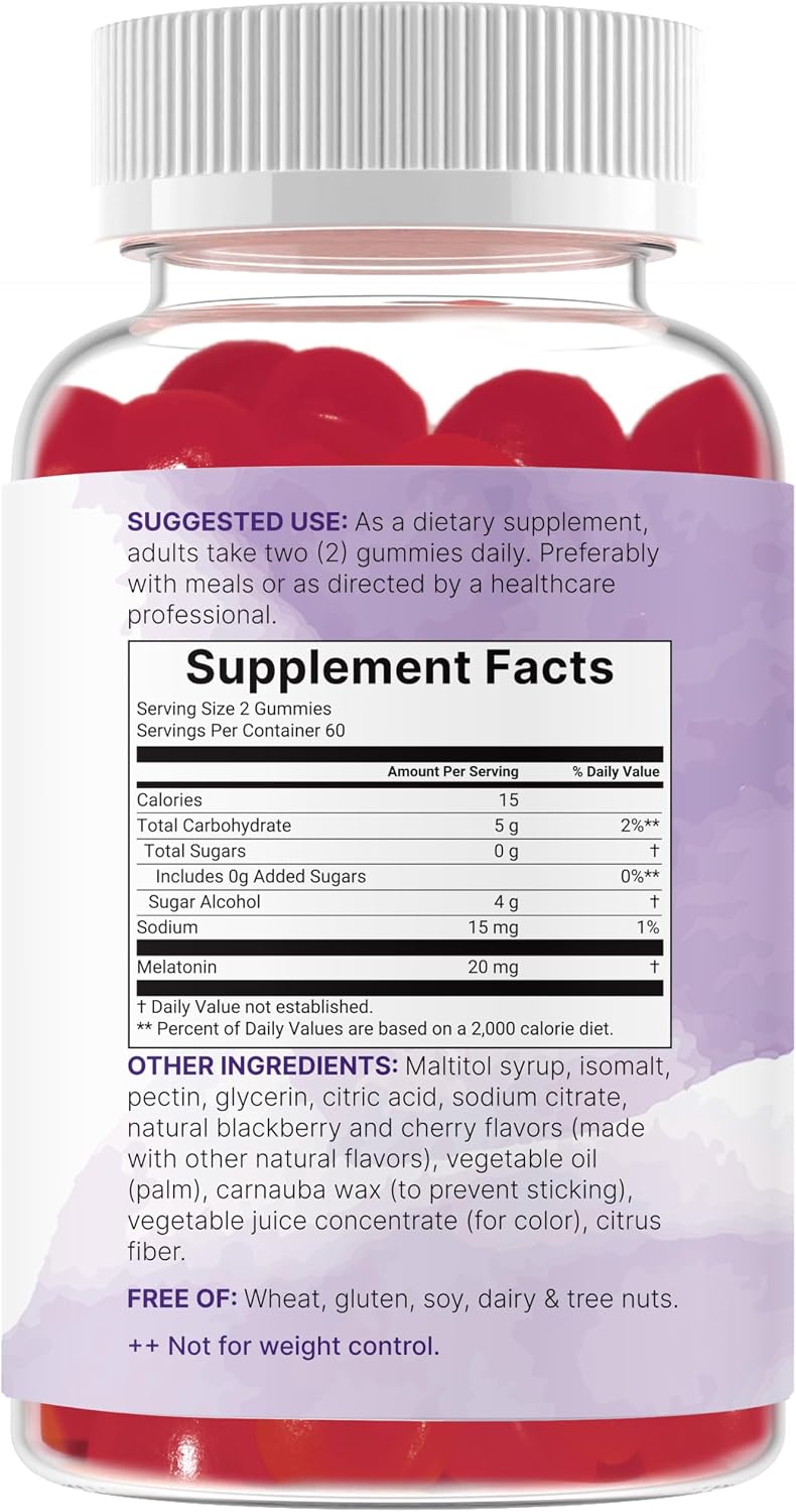 Micro Ingredients melatonin gummies lifestyle nighttime relaxation scene