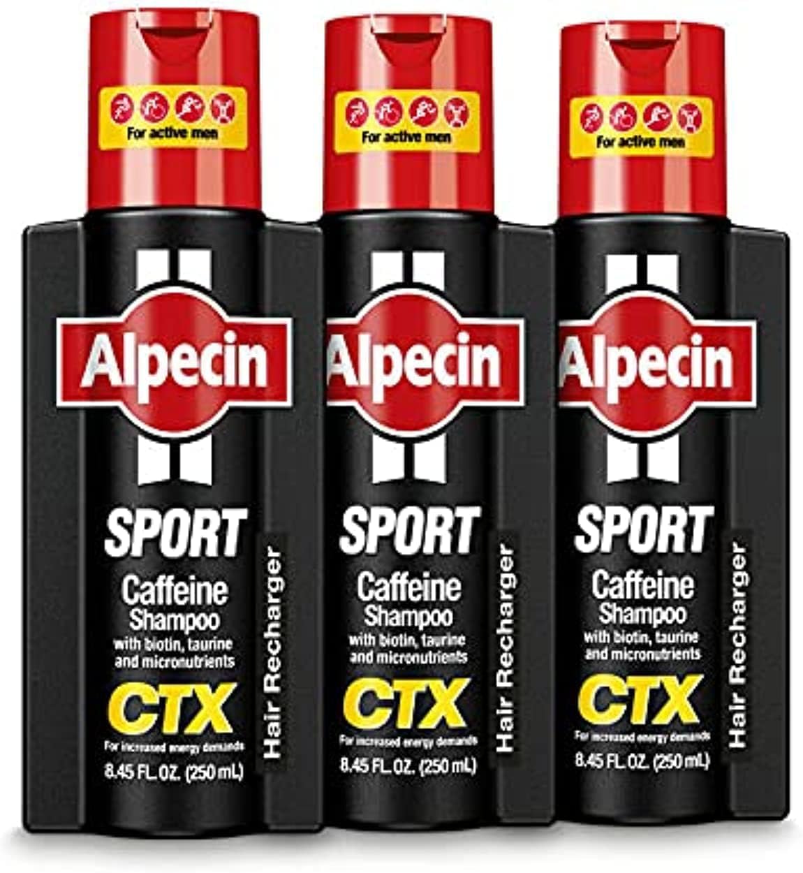 Alpecin hair growth shampoo full packaging display