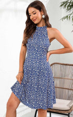 OUGES lightweight soft sundress fabric close up