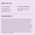 Eqqualberry Purple Rice Pore Purifying Pack Cleanser lifestyle aesthetic shot