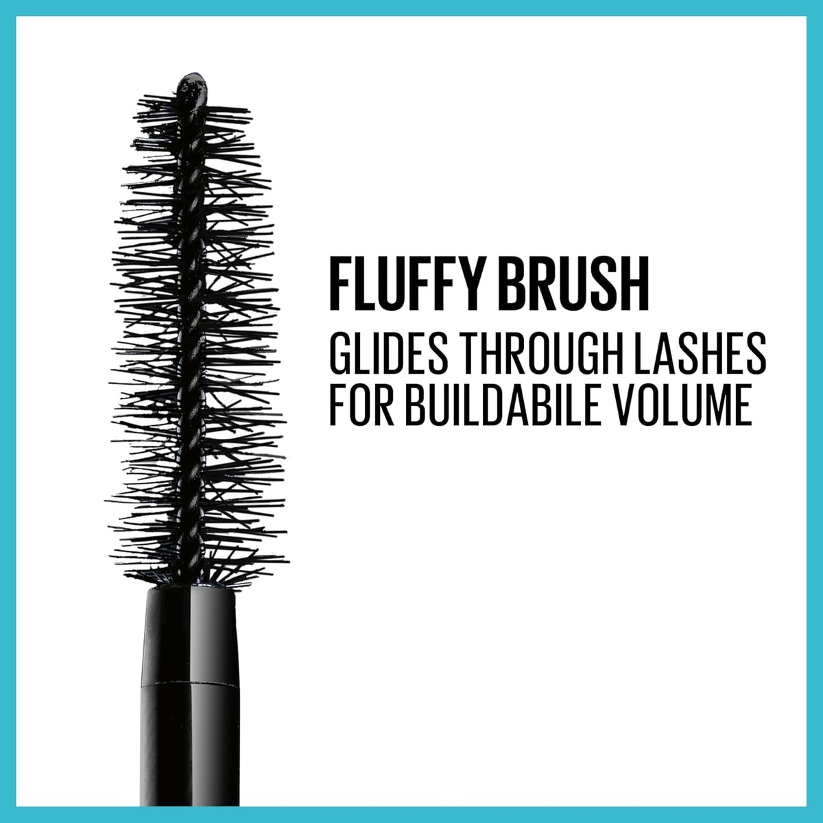 Maybelline Total Temptation Mascara tube showing volume benefit