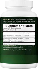 Micro Ingredients NAD Plus Resveratrol quality assurance certification