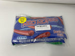 Close up of Kosher certified Red Vines Red Ropes sweet snack pieces.