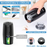 AFMAT cordless electric sharpener showing USB charging port
