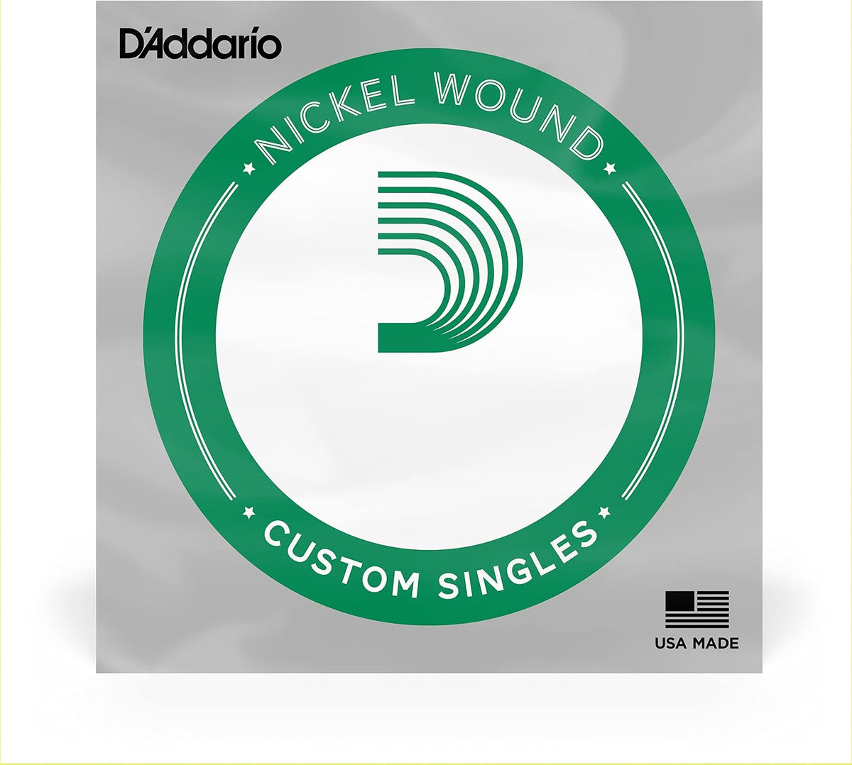D'Addario XB160TSL nickel wound bass guitar single string front view packaging