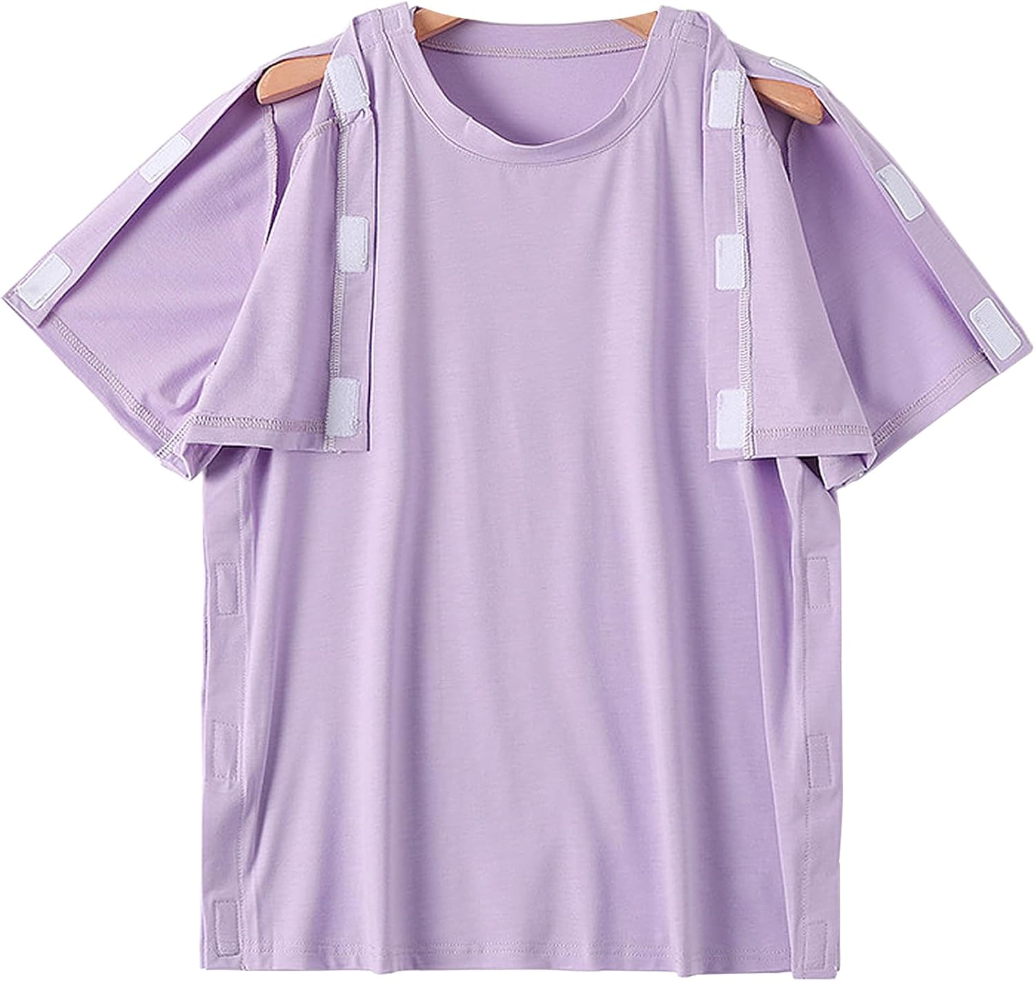 TXULYDD Post Shoulder Surgery Shirts for Women, After Rotator Cuff Recovery Short Sleeve, Adaptive Shirts for Arm Broken - Image 1