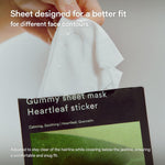 Demonstration of the ampoule essence texture from the heartleaf sticker mask pack.