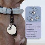 SKYPIA 3 Pack Pet Bells for Dog Cat Collar Charm Pet Pendant Accessories Stainless Steel Anti-Lost Training Bells for Collars Pet Pendant Accessories 1/2-Inch Silver - Image 4