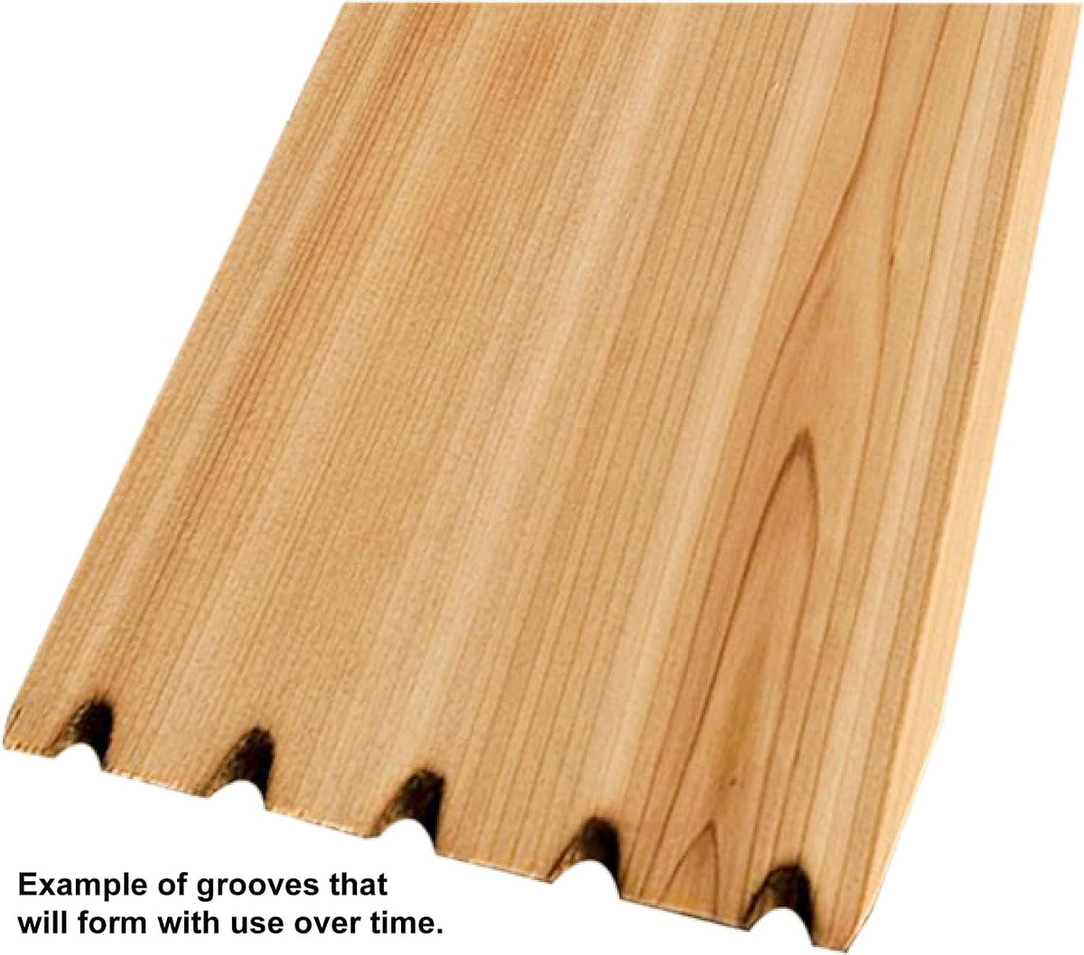 Grill Gourmet full size wooden barbecue scraper handle and leather strap