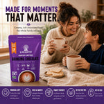 Lakanto Sugar Free Drinking Chocolate - Cold or Hot Cocoa Powder Mix, Shelf Stable Probiotics, Monk Fruit Sweetener, Keto Diet Friendly, Vegan, Dutch Cocoa, Gourmet Taste (Original - 10 oz) - Image 9