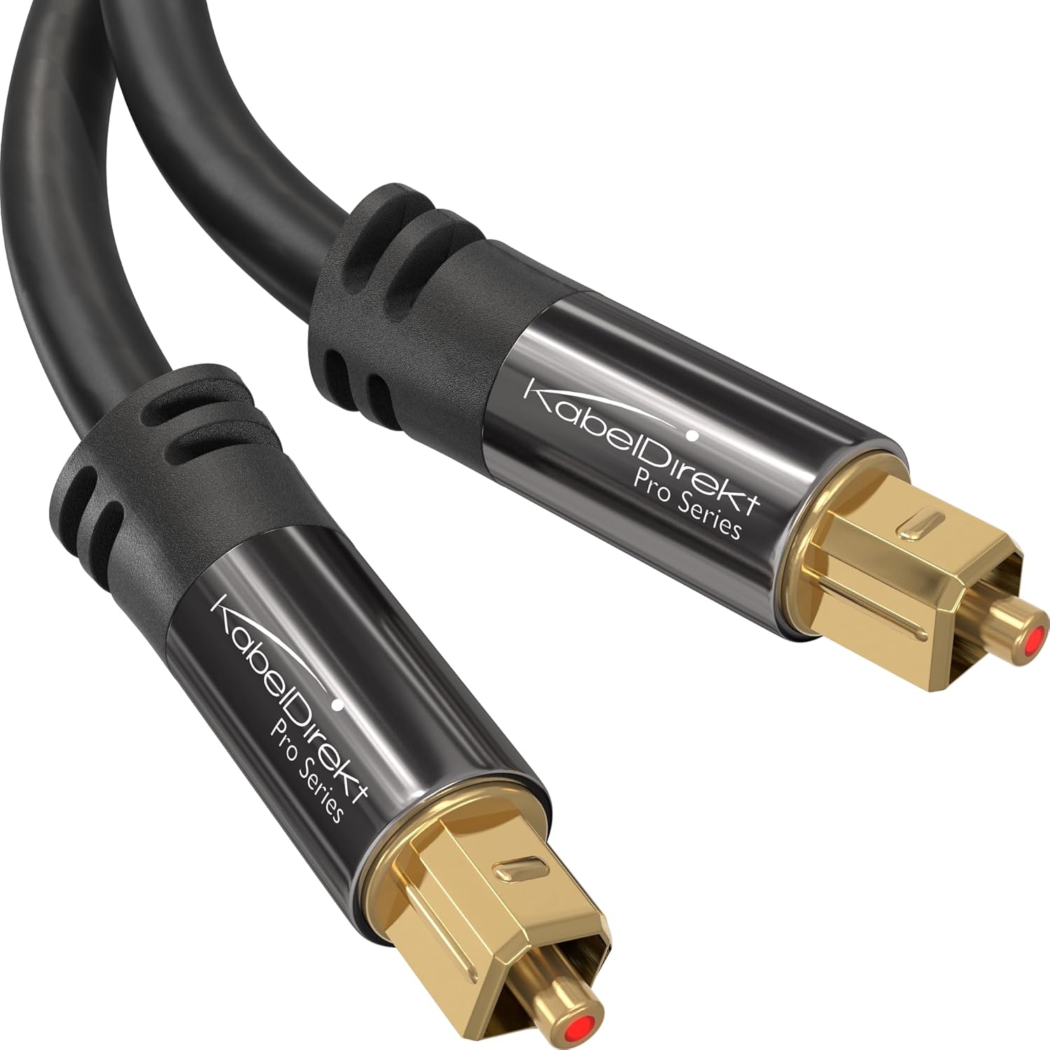 KabelDirekt 10ft optical audio cable front view