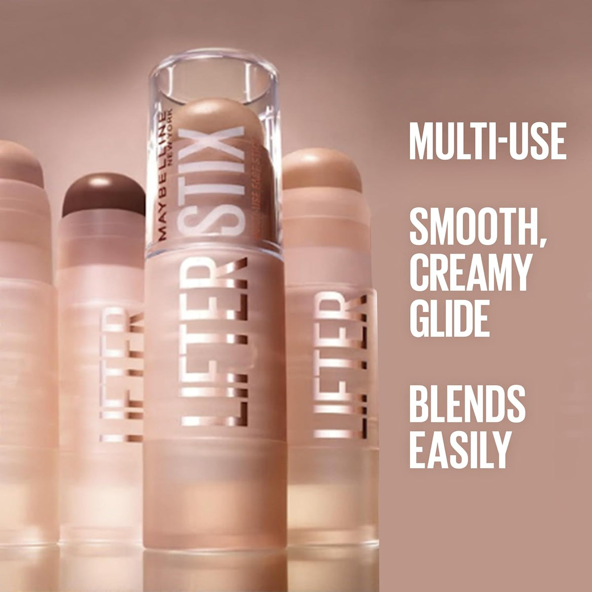 Maybelline Lifter Stix packaging and twist-up mechanism